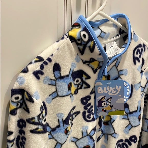 BLUEY Youth Polar Fleece Jacket Size L - Picture 11 of 16